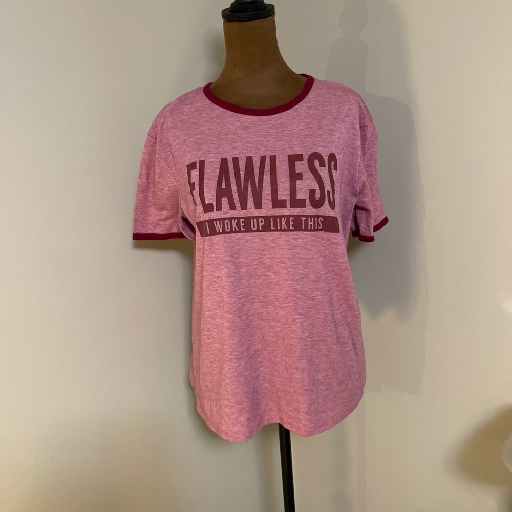 ‘Flawless’ Burgundy Red Women's T-Shirt